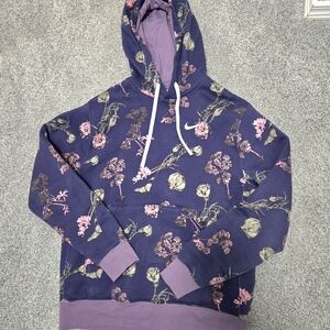 Nike Floral Patterned Hoodie